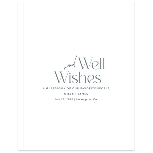Happy Tears Wedding Guest Book Ocean