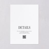 Classically Gilded Save the Date Cards Pure White Gold Signature smooth Blank No Standard