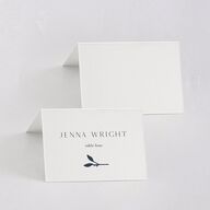 Gilded Sprigs Place Cards Moody Blue Signature