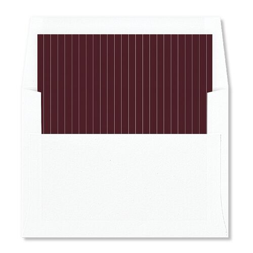 Classic Border Envelope Liners Merlot Standard