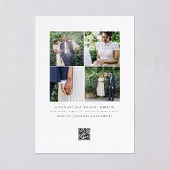 You Are Mine Save the Date Cards Pure White Signature smooth Blank No Standard