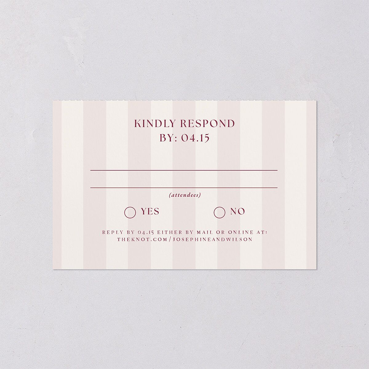 Vintage Love Doves All-in-One Wedding Invitations Shell Pink Signature Light Both Recipient and Return Addresses No