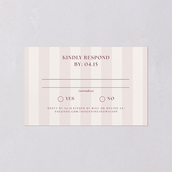 Vintage Love Doves All-in-One Wedding Invitations Shell Pink Signature Light Both Recipient and Return Addresses No