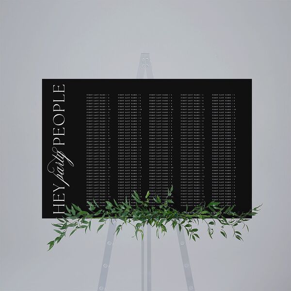 Classic Capture Standard Seating Chart Large Midnight Standard Indoor Foam Core L Seating