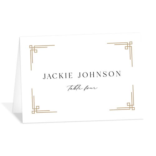 Church Cross Place Cards Pure White Signature
