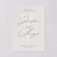 Overlay Wedding Invitations Dark Navy Signature Blank No Standard