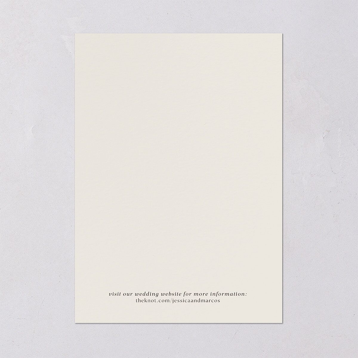 Simple Boho Flowers Wedding Invitations Champagne Signature Blank No Standard