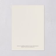 Simple Boho Flowers Wedding Invitations Champagne Signature Blank No Standard