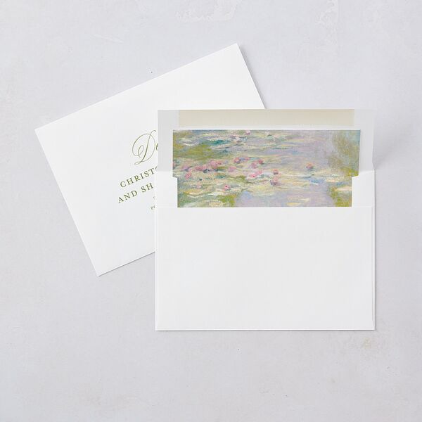 Eclectic Garden Reverie Wedding Invitations Lavender Signature Blank No Standard
