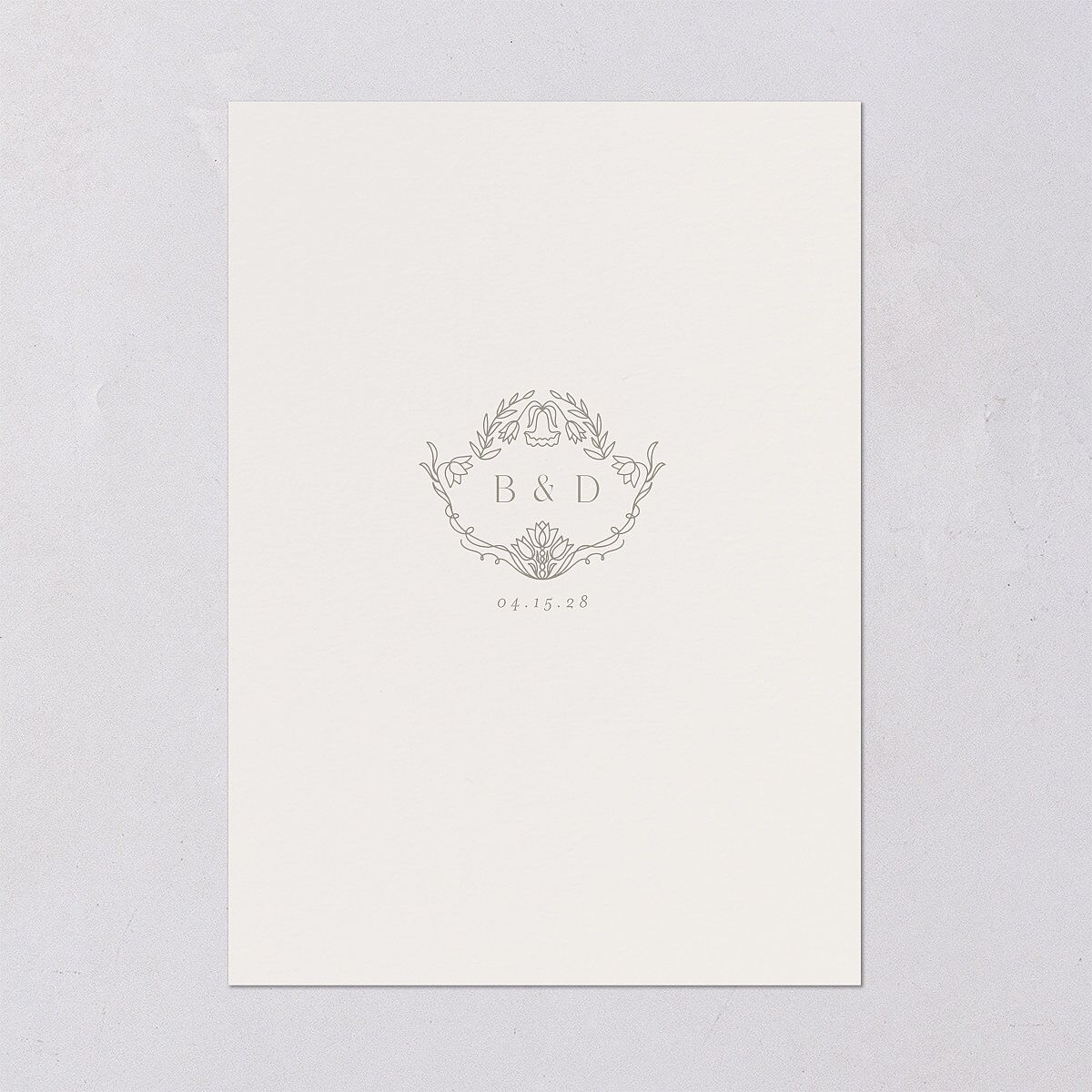 Ornate Regency Wedding Invitations Gold Bisque Signature Blank No