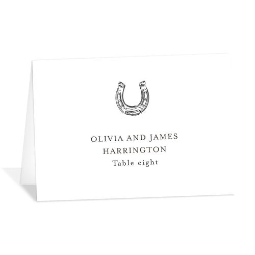 Western Wild Horses Place Cards Licorice Signature
