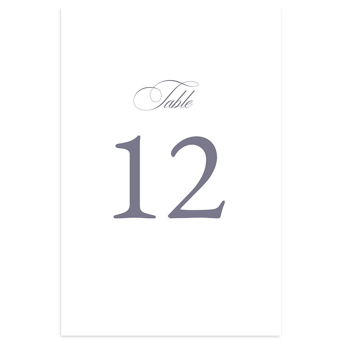 Monogram Branches Table Numbers
