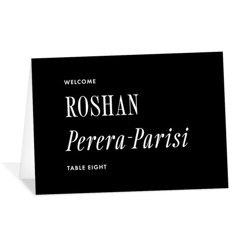 Editorial Promise Place Cards Midnight Signature