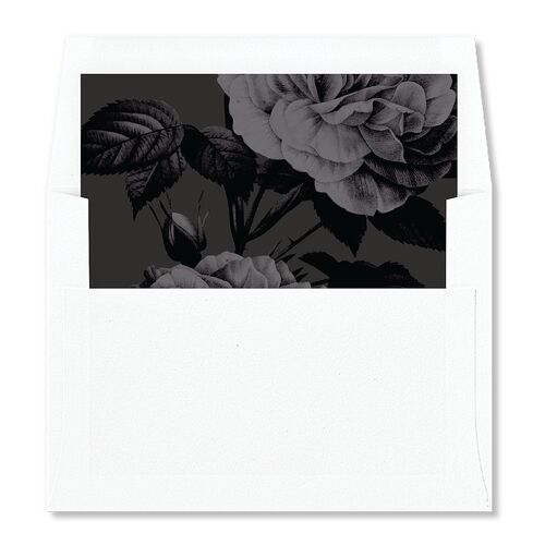 Classically Elegant Standard Envelope Liner Charcoal Standard