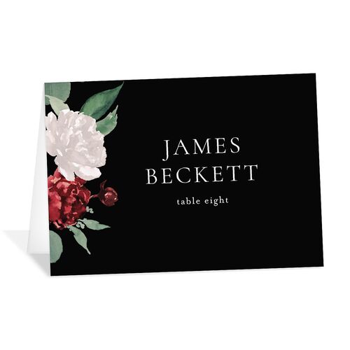 Timeless Bouquet Place Cards Licorice Signature