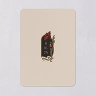 Vintage Nouveau Floral Wedding Invitations Merlot Signature Blank No Rounded