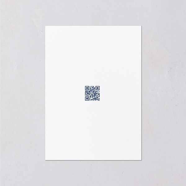 Elegant Photo Crest Wedding Enclosure Cards Sapphire Signature Standard