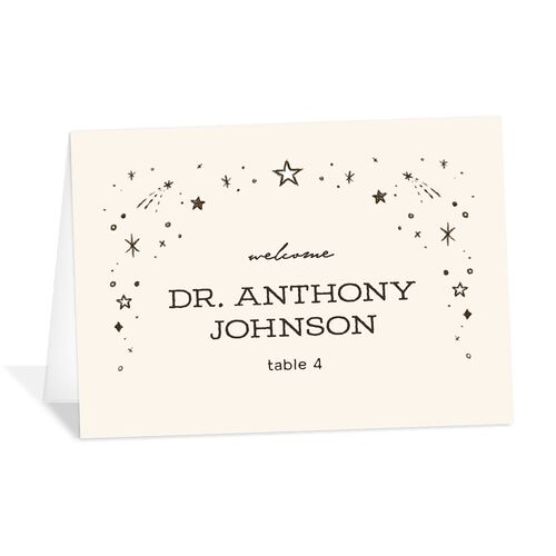 Southwestern Nouveau Place Cards Walnut Signature