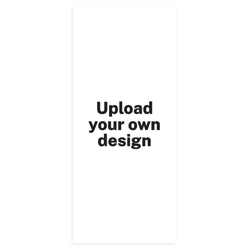 Upload Your Own Design Portrait Photo Menus Pure White Signature