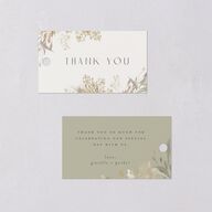 Ethereal Pampas Favor Gift Tags Gold Thyme Signature