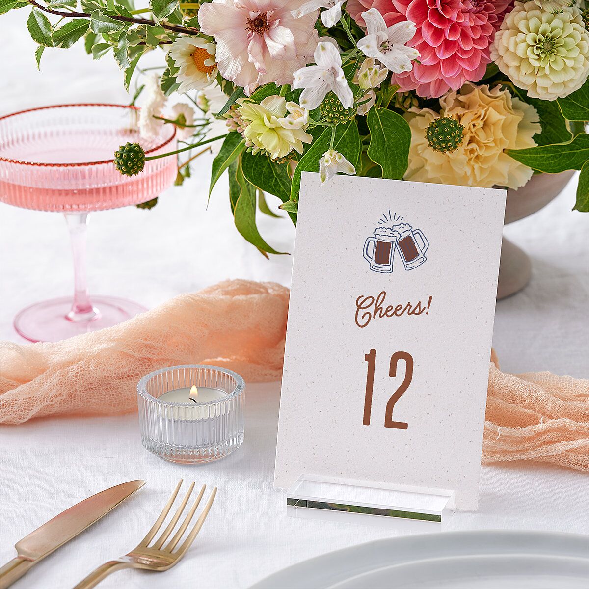 Western I Do BBQ Table Numbers Saddle Signature