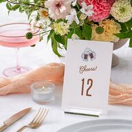 Western I Do BBQ Table Numbers Saddle Signature