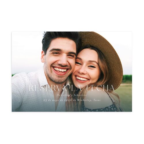 Hacienda Elegante Save The Date Postcards  Cinnamon