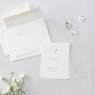 Dainty Monogram Save the Date Petite Cards Moon Rock Signature smooth Blank No Standard