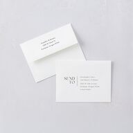 Modern Arch Photo Thank You Cards Pure White