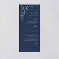 Ornate Threshold Menus Moody Blue Signature