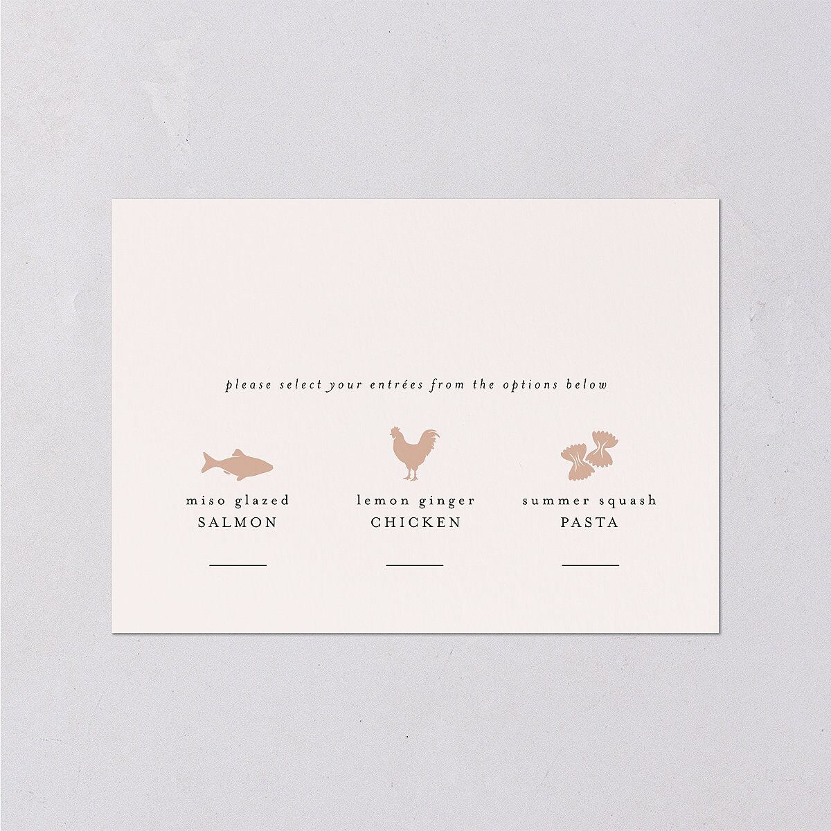 Ginkgo Leaves Wedding Response Cards Gold Peony Signature Standard