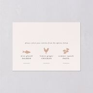 Ginkgo Leaves Wedding Response Cards Gold Peony Signature Standard