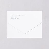 Eternal Love All-in-One Wedding Invitations Cruise Signature Light Both Recipient and Return Addresses