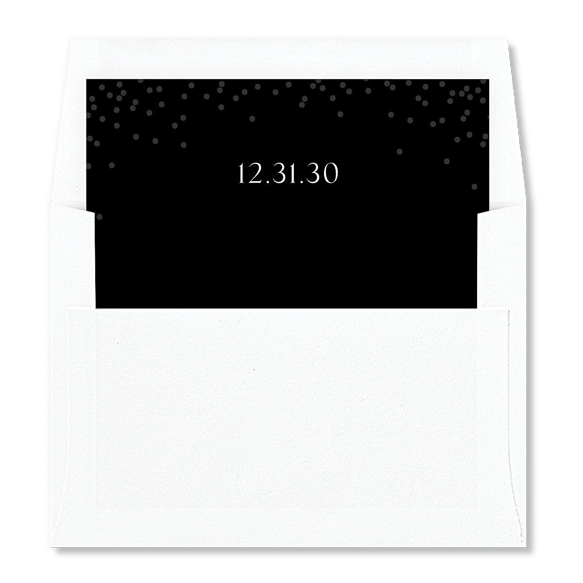 Confetti Glam Envelope Liners
