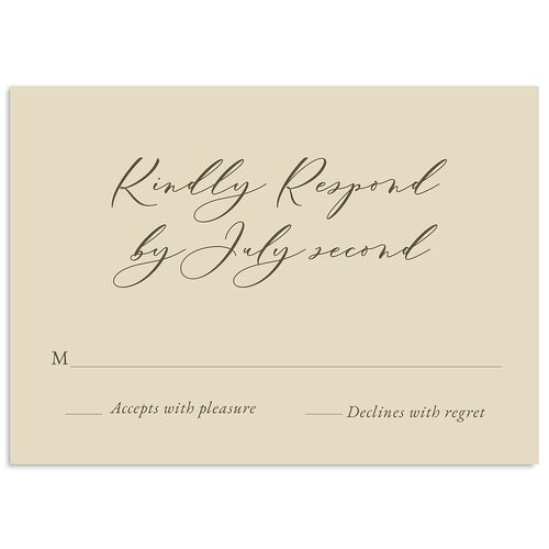 Vintage Lavender Wedding Response Cards Falcon Signature Standard