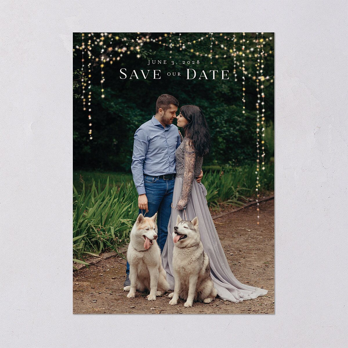 Enchanted Evening Save the Date Cards — view 2
