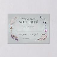 Crystal Forest Wedding Response Cards Hunter Green Signature Standard