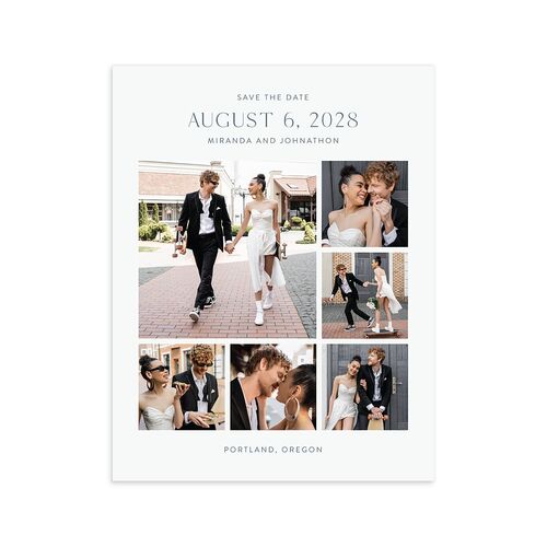Window Gallery Save the Date Petite Cards Pool Signature smooth Blank No Standard
