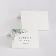 Gilded Hydrangea Place Cards Gold Ocean Signature