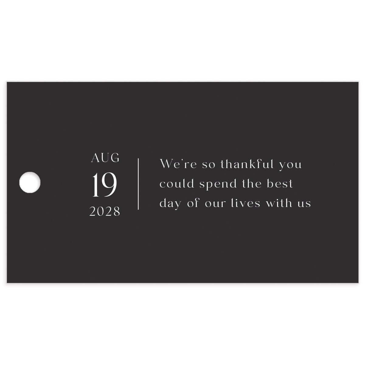 Modern Arch Favor Gift Tags