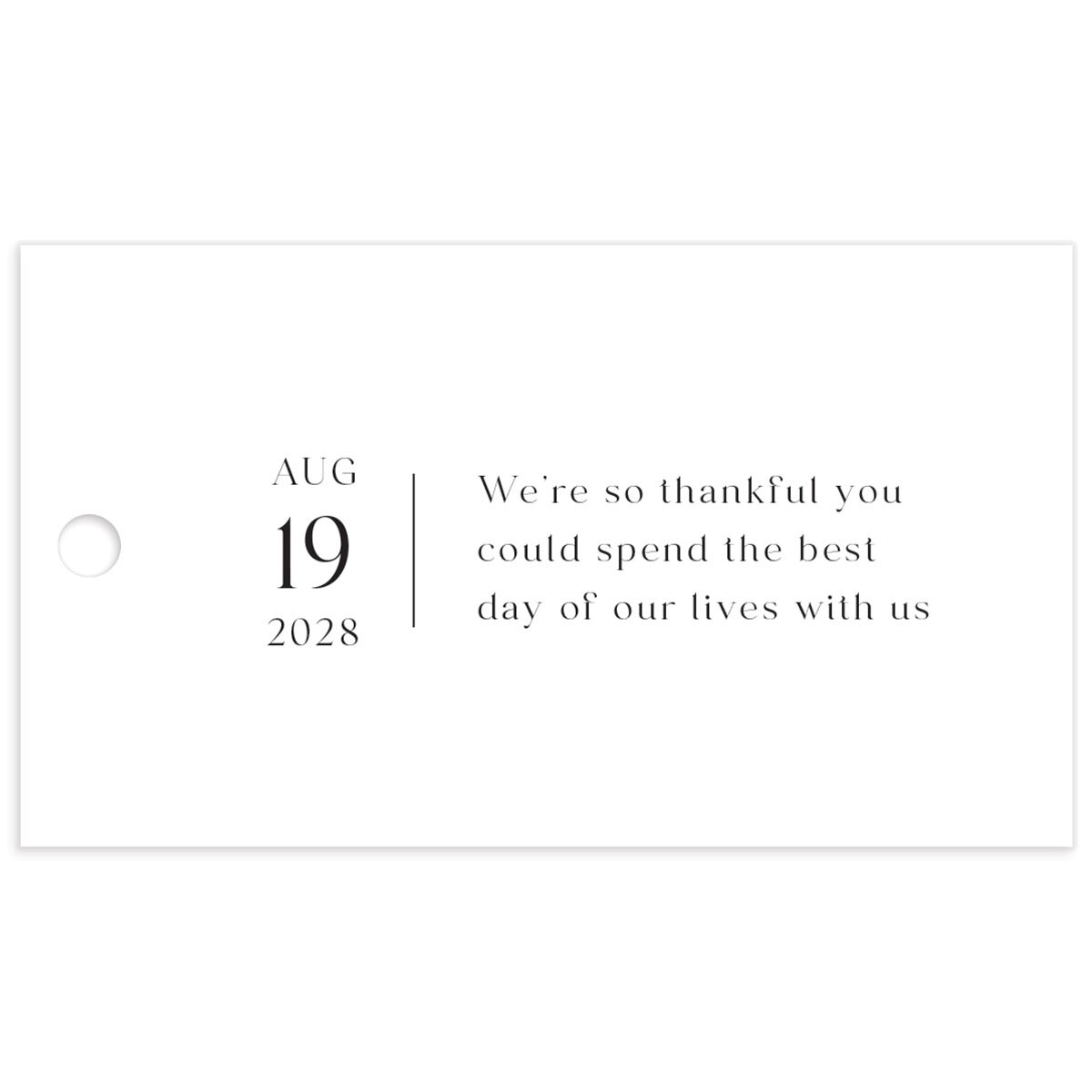 Modern Arch Favor Gift Tags