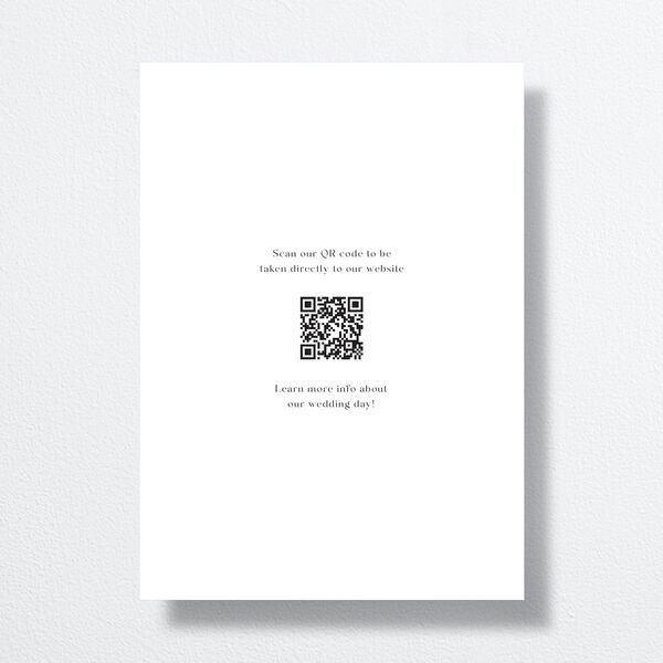 Modern Arch Wedding Invitations Pure White No Signature