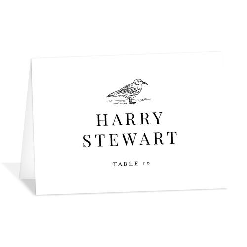 Elegant Lighthouse Place Cards Cotton Signature
