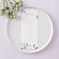 Elegant Garden Menus Thyme Signature