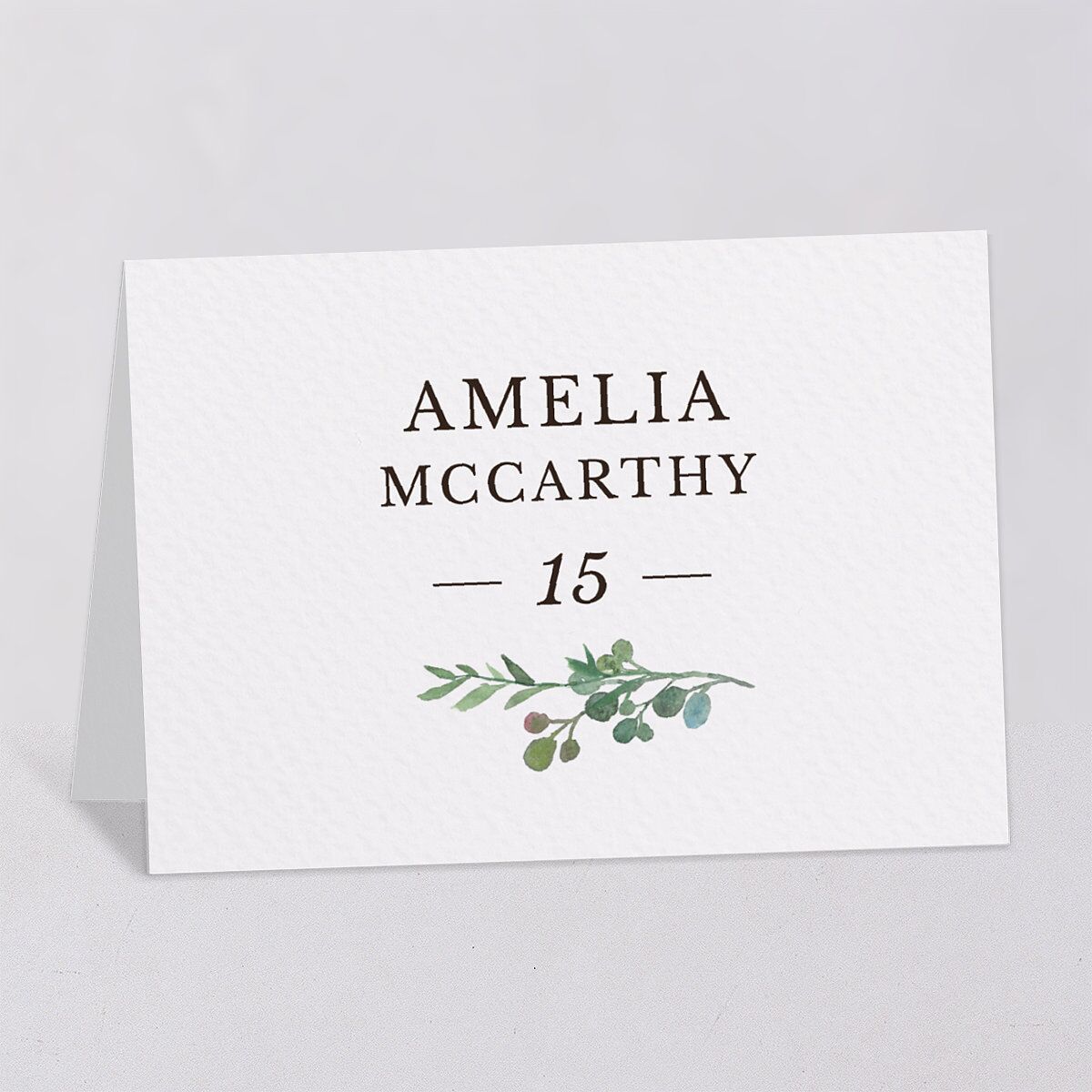 Leafy Hoops Place Cards — view 6