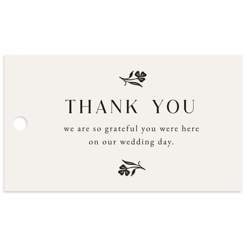 Celtic Knot Favor Gift Tags Midnight Signature