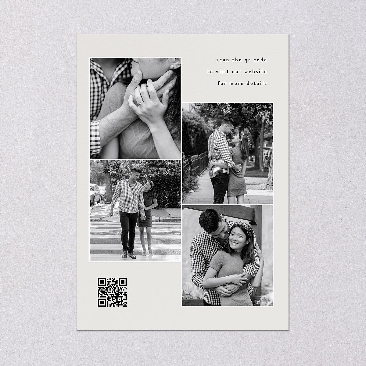 Signed Wedding Invitations Licorice Signature Blank Standard No