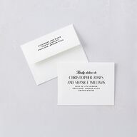 Destination Save the Date Magnet Envelopes Pure White White Both Recipient and Return Addresses Signature Standard