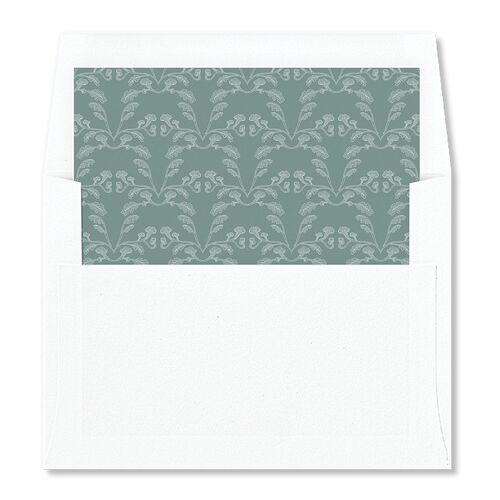 Climbing Leaves Envelope Liners Eucalyptus Standard