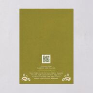 Wildflower Nouveau Wedding Invitations Dark Camo Signature Blank No Standard